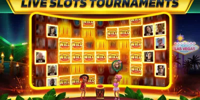Yoyo Slots App Interface - Main Lobby